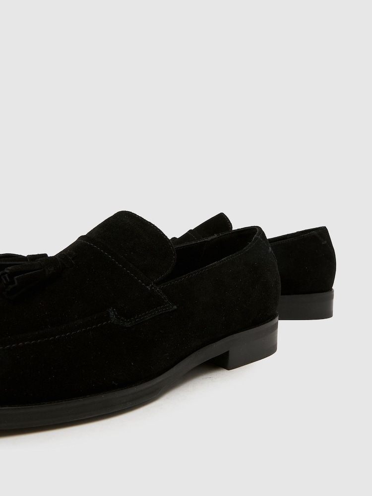Schuh Black Ronen Suede Loafer - Image 4 of 4