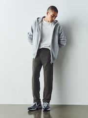 Khaki Green Slim Fit Dry Tech Chino Trousers - Image 1 of 10