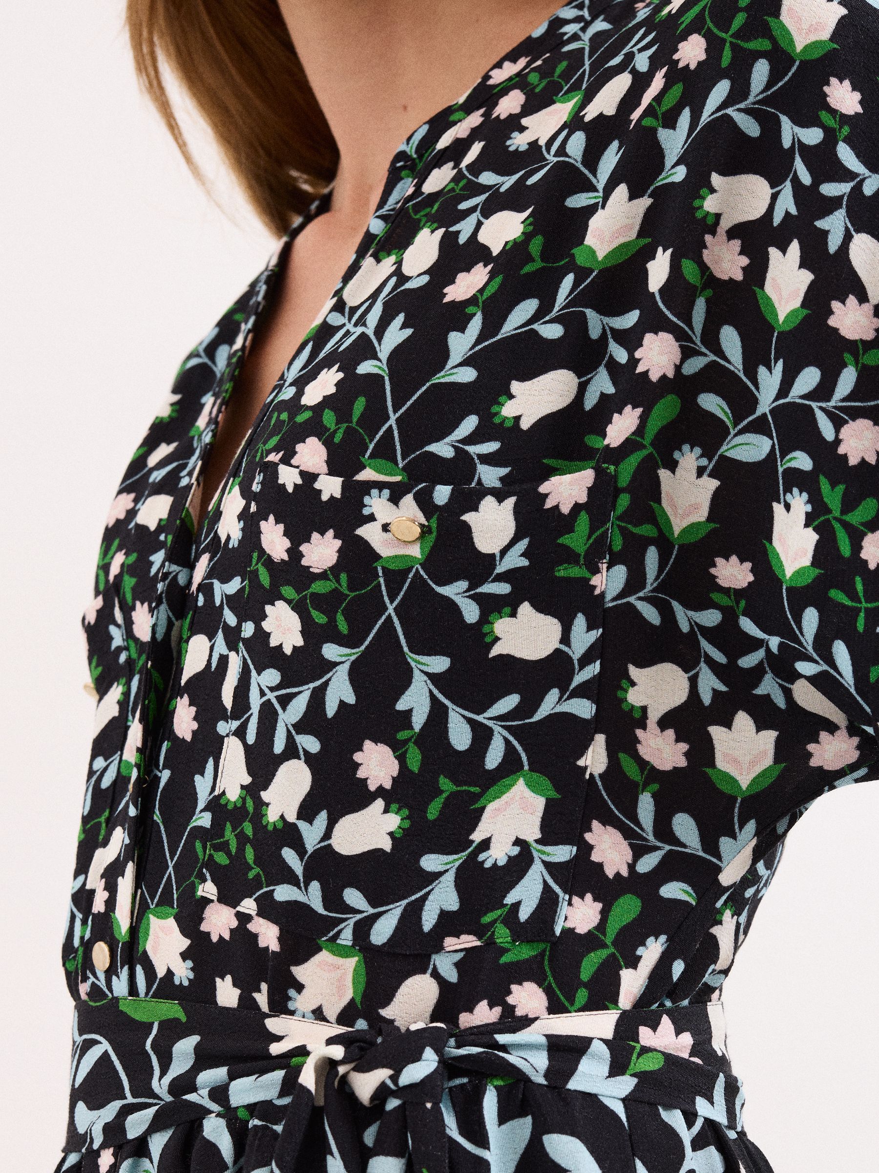 phase eight black floral dress Buy Phase Eight Black Violet Floral Print Ruffle Maxi Dress from Next USA