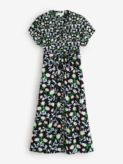 Phase Eight Black Luisa Floral Dress - Image 8 of 8