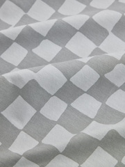 Grey Checkerboard Relaxed Fit Short Sleeve Graphic T-Shirt (3-16yrs) - Image 3 of 4