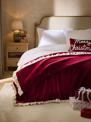 Plīša flīsa volānu sega - Attēls 1 no 6