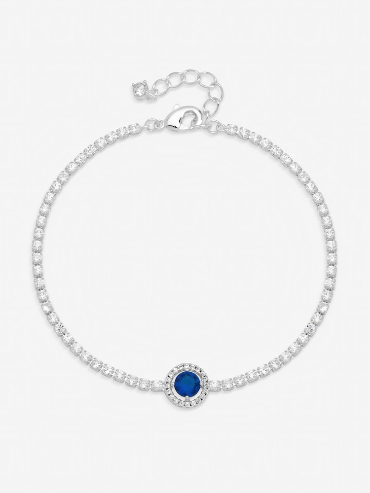 Jon Richard Silver Tone Crystal Stone Bracelet - Image 1 of 3