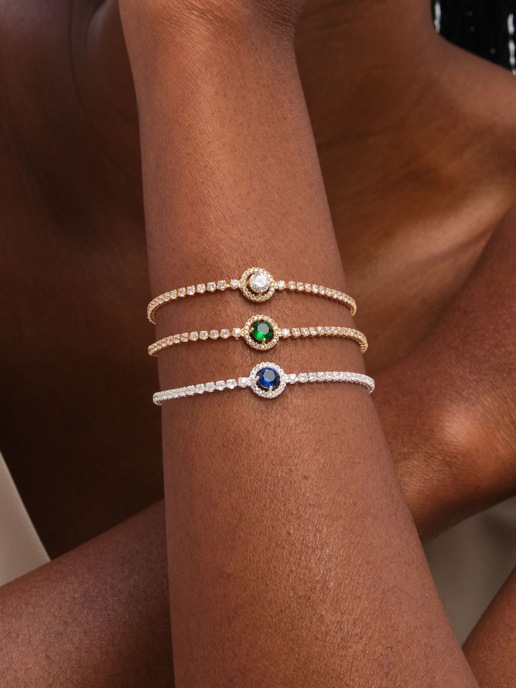 Jon Richard Silver Tone Crystal Stone Bracelet - Image 3 of 3