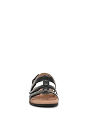 Vionic Black Eureka Regular Fit Arch Support Strappy Sandals - Image 4 of 7