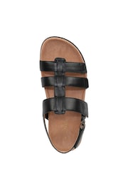 Vionic Black Eureka Regular Fit Arch Support Strappy Sandals - Image 6 of 7