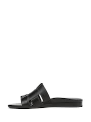 Vionic Black Glendora Regular Fit Arch Support Slides - Image 2 of 7