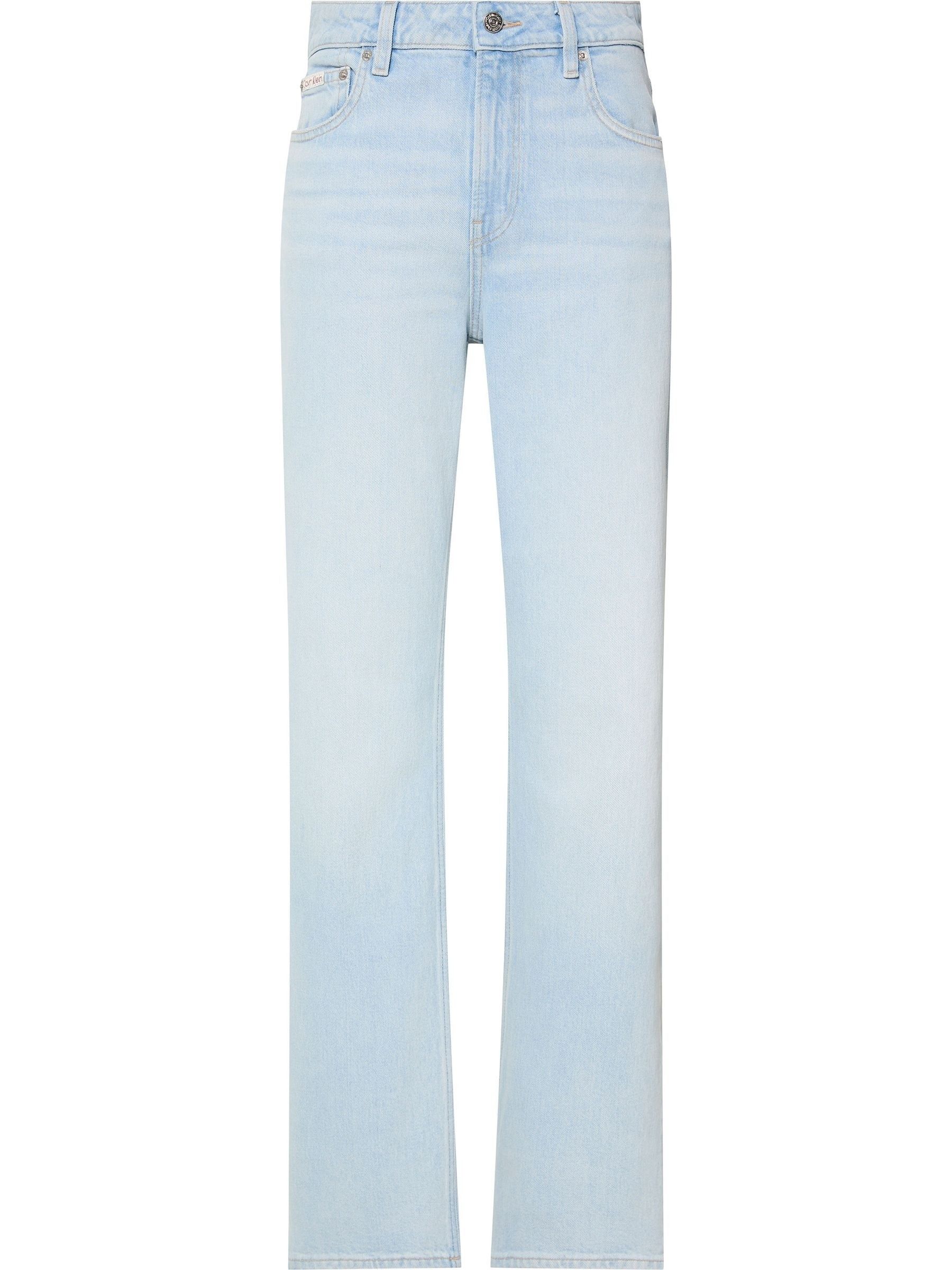 Buy Calvin Klein Jeans Blue High Rise Straight Jeans from Next USA