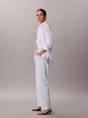 Calvin Klein Jeans 90s Straight Blue Jeans - Image 2 of 7