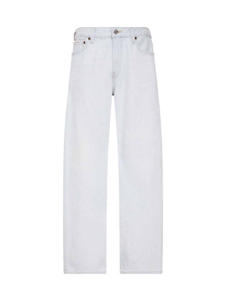 Calvin Klein Jeans 90s Straight Blue Jeans - Image 7 of 7