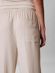 Calvin Klein Linen Weekend Casual Trousers - תמונה 4 מתוך 6