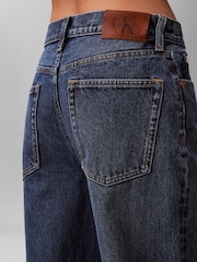 Calvin Klein Jeans Wide Leg Blue Jeans - Image 4 of 5