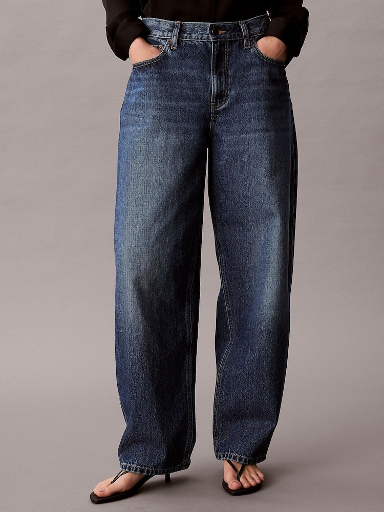Calvin Klein Jeans Relaxed Barrel Blue Jeans - Kuva 2 / 6