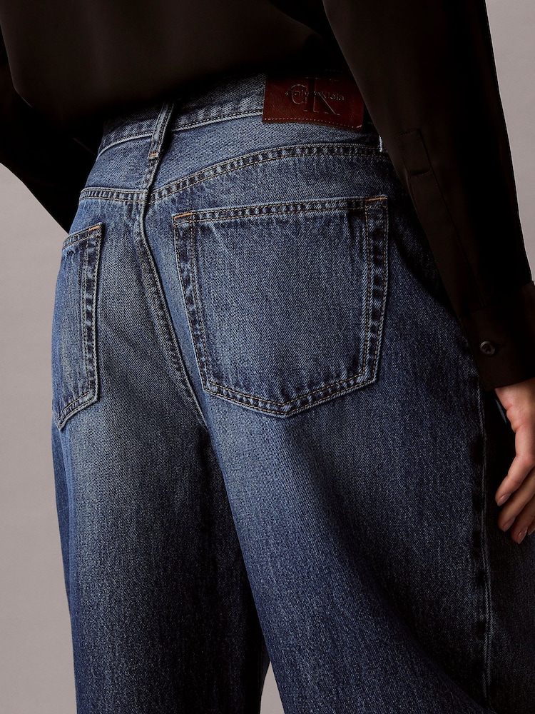 Calvin Klein Jeans Relaxed Barrel Blue Jeans - Kuva 6 / 6