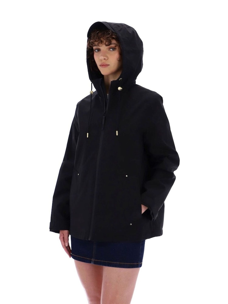 Hunter Black Original Lightweight Waterproof Jacket - Image 4 of 4 Hunter Black Original Lightweight Waterproof Jacket - Image 4 of 4