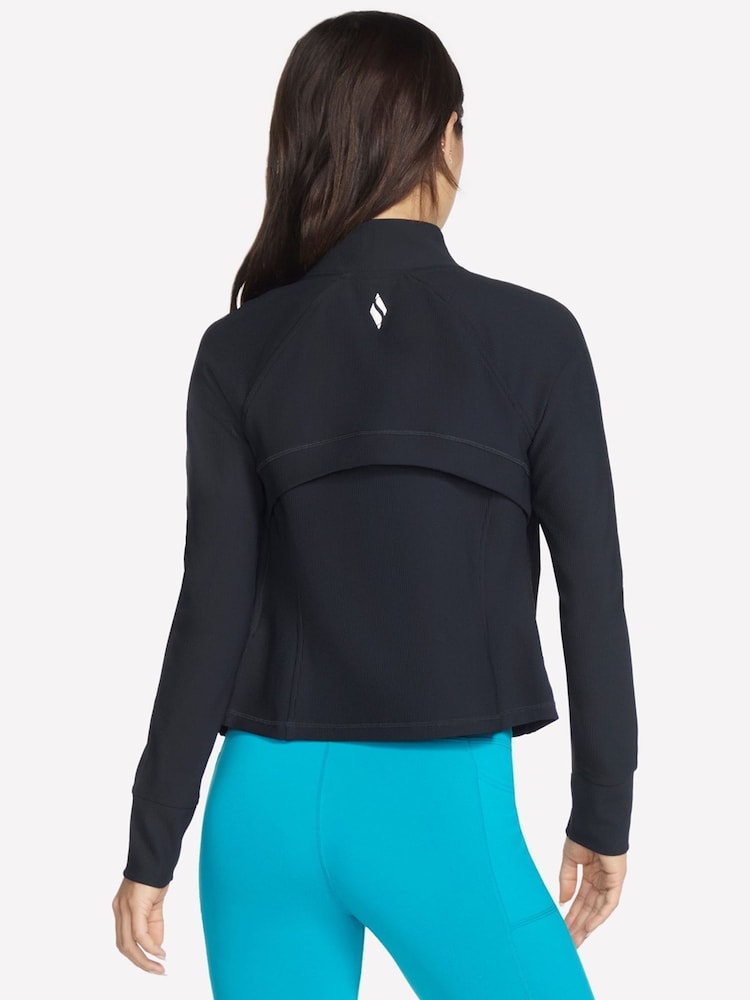 Skechers Black GOflex Rib Jacket - Image 2 of 4