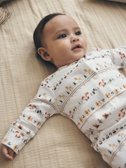 White Baby Christmas Sleepsuits 3 Pack (0mths-2yrs) - Image 2 of 14