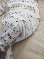 White Baby Christmas Sleepsuits 3 Pack (0mths-2yrs) - Image 5 of 14