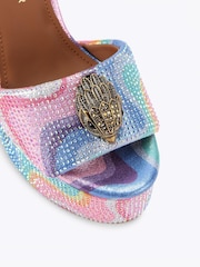 Kurt Geiger London Pink Kensington Platform Sandals - Image 4 of 4