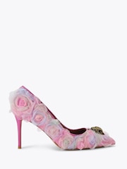 Kurt Geiger London Pink Belgravia Eagle Court Sandals - Image 1 of 4