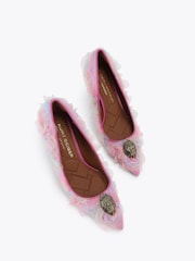 Kurt Geiger London Pink Belgravia Eagle Court Sandals - Image 2 of 4