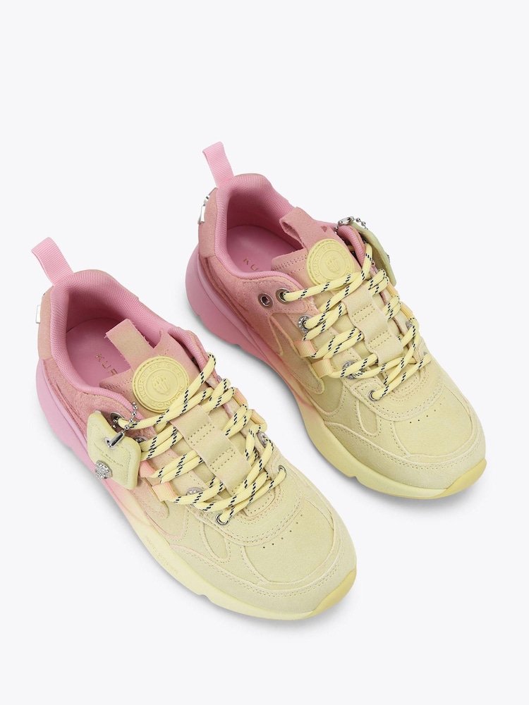 Kurt Geiger London Yellow Kurt Runner Trainers - Image 2 of 4 Kurt Geiger London Yellow Kurt Runner Trainers - Image 2 of 4