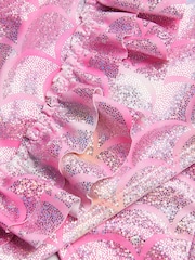 Angels By Accessorize Pink Sparkle Frill Mermaid Bikini Set - Image 2 of 2