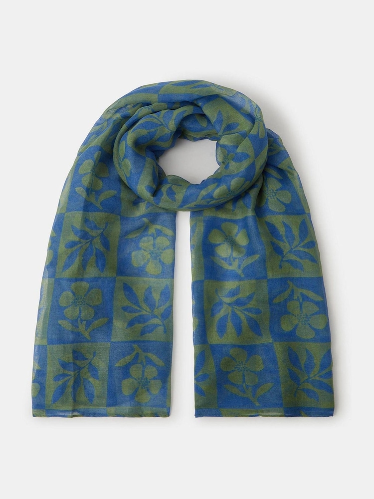 Accessorize Leichter Schal mit Blumen-Tile-Print - Bild 2 von 2