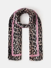 Accessorize Leichter Schal mit Leoparden-Print - Bild 2 von 2
