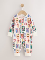 Ecru stempels - Kerstmis Tweewegrits Baby Pyjama (0mths-2yrs) - Afbeelding 4 van 7