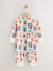 Ecru stempels - Kerstmis Tweewegrits Baby Pyjama (0mths-2yrs) - Afbeelding 5 van 7