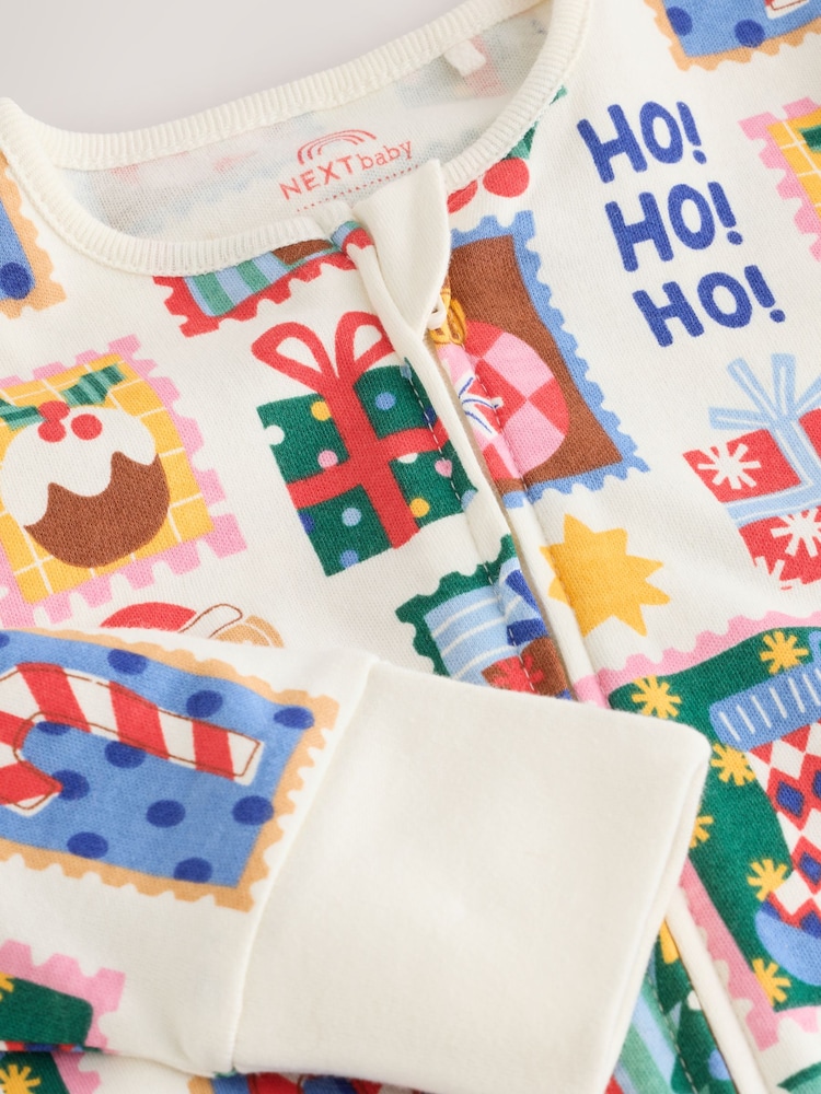 Ecru stempels - Kerstmis Tweewegrits Baby Pyjama (0mths-2yrs) - Afbeelding 7 van 7 Ecru stempels - Kerstmis Tweewegrits Baby Pyjama (0mths-2yrs) - Afbeelding 7 van 7