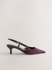 Burgundijos raudona - „Forever Comfort®“ smailios nosies V formos dirželio aukštakulniai su dirželiais - 5 paveikslėlis iš 9