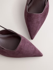 Burgundijos raudona - „Forever Comfort®“ smailios nosies V formos dirželio aukštakulniai su dirželiais - 9 paveikslėlis iš 9