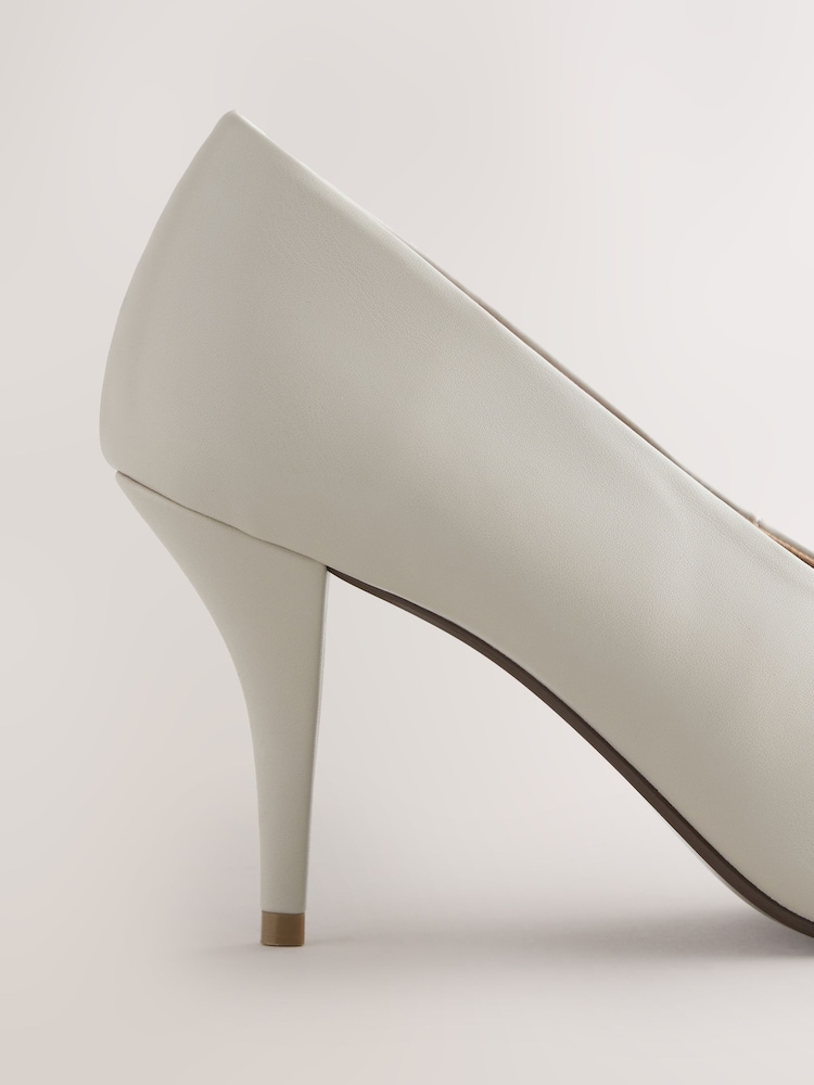 Bone Forever Comfort® Highcut Court Heels - Image 8 of 8 Bone Forever Comfort® Highcut Court Heels - Image 8 of 8