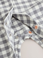Monochrome Check Christmas Sleepsuit (0mths-3yrs) - Image 7 of 7