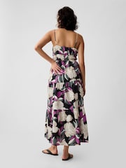 Gap Multi Floral Tiered Midi Dress - Image 2 of 5