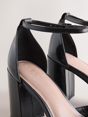 Black Forever Comfort® Leather Two Part Heels - Image 5 of 5