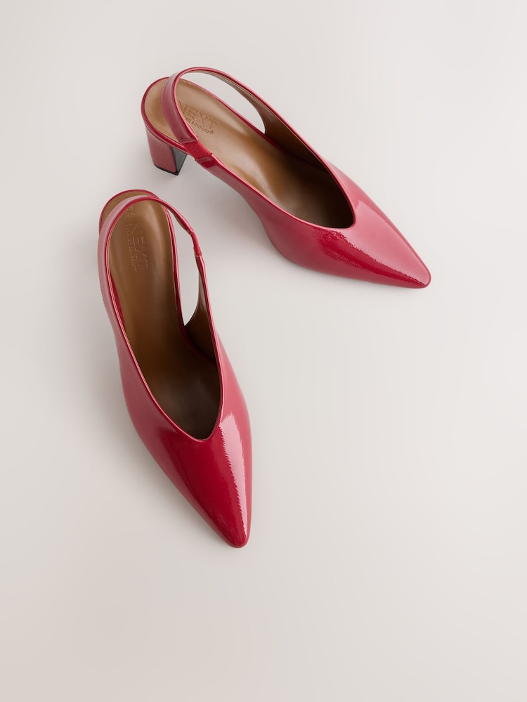 Pula - Forever Comfort® Wide Slingback Block Heels - Larawan 8 ng 8 Pula - Forever Comfort® Wide Slingback Block Heels - Larawan 8 ng 8