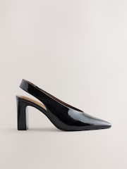Itim - Forever Comfort® Wide Slingback Block Heels - Larawan 1 ng 8