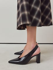 Itim - Forever Comfort® Wide Slingback Block Heels - Larawan 2 ng 8