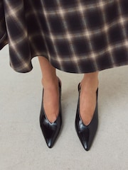 Itim - Forever Comfort® Wide Slingback Block Heels - Larawan 3 ng 8