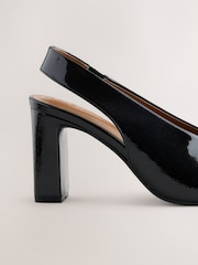 Itim - Forever Comfort® Wide Slingback Block Heels - Larawan 6 ng 8