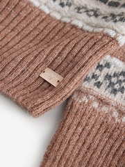 Laura Ashley Fairisle-Pullover mit Norwegermuster und Rundhalsausschnitt - Bild 7 von 8