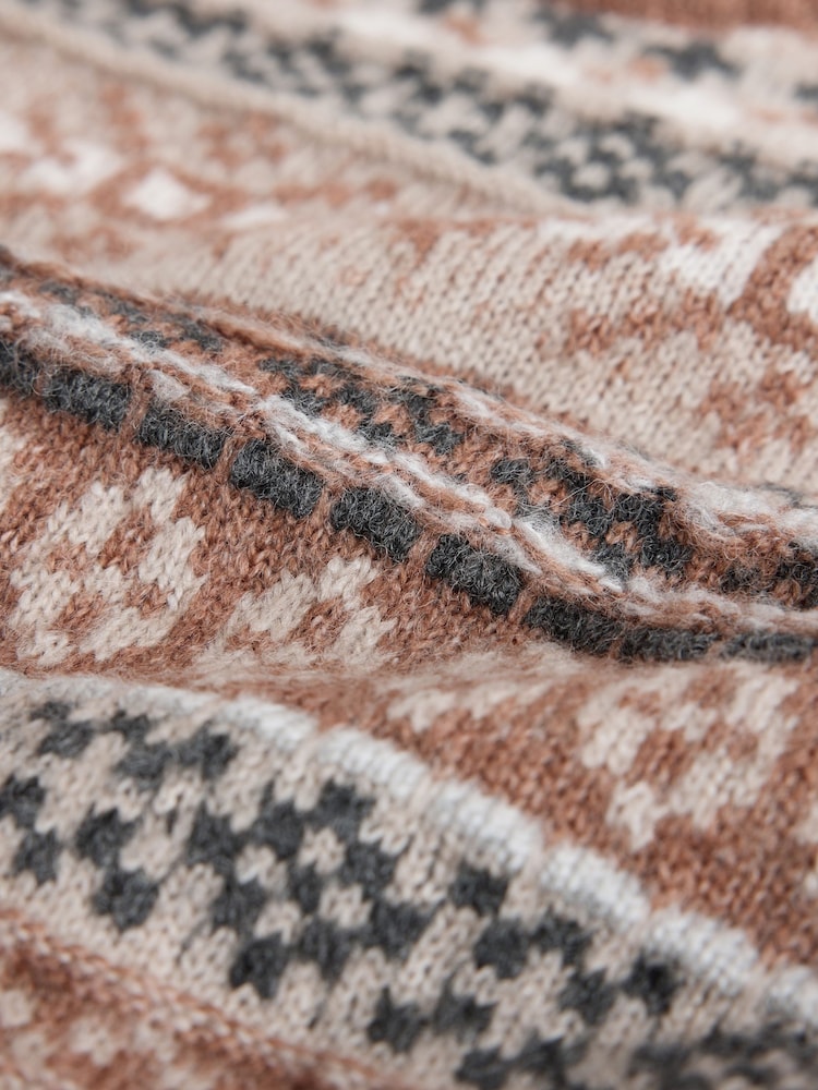 Laura Ashley Fairisle-Pullover mit Norwegermuster und Rundhalsausschnitt - Bild 8 von 8 Laura Ashley Fairisle-Pullover mit Norwegermuster und Rundhalsausschnitt - Bild 8 von 8
