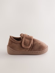 Brown Bear Touch Fastening Cupsole Slippers - Image 2 of 5