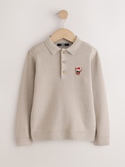 Neutral Reindeer Embroidery - 聖誕節套頭衫 (3-16歲) - 圖片 5，共 8