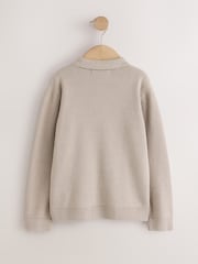 Neutral Reindeer Embroidery - 聖誕節套頭衫 (3-16歲) - 圖片 6，共 8