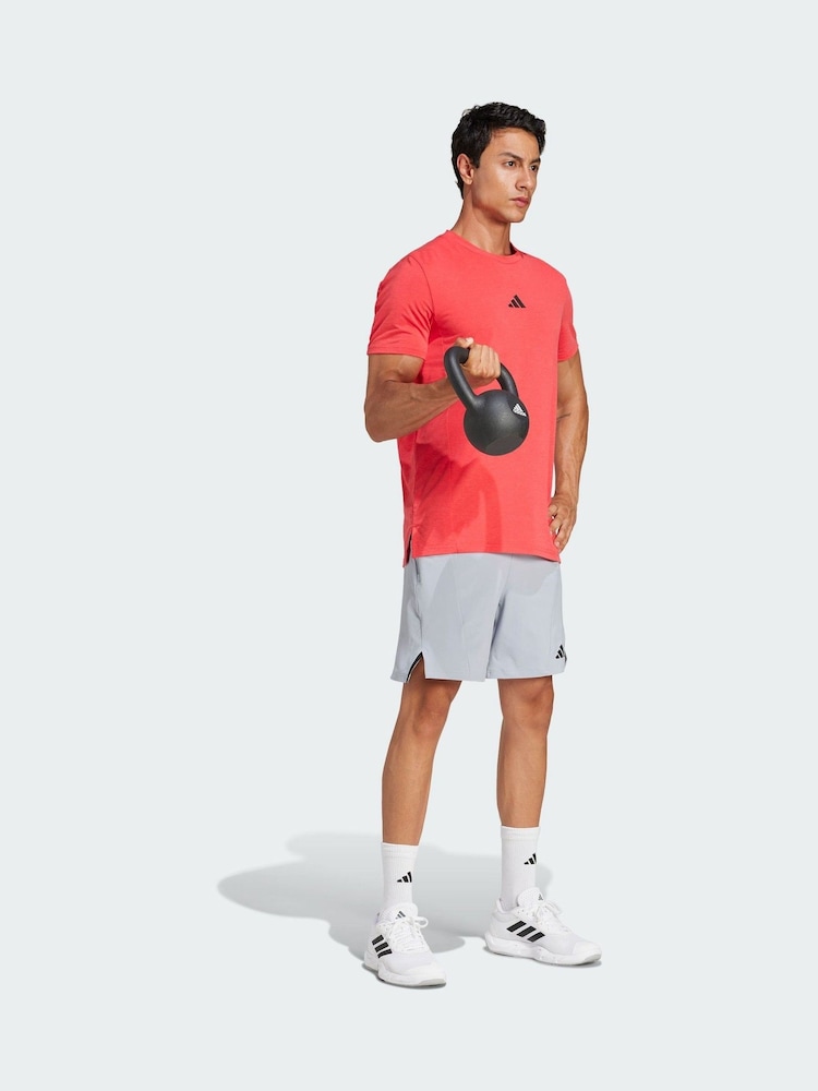 adidas Grey Designed For Training Workout Shorts - Image 1 of 5 adidas Grey Designed For Training Workout Shorts - Image 1 of 5