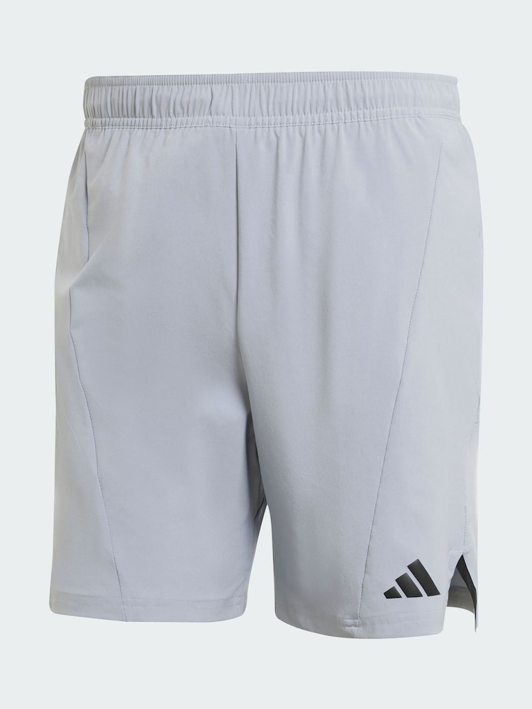 adidas Grey Designed For Training Workout Shorts - Image 5 of 5 adidas Grey Designed For Training Workout Shorts - Image 5 of 5